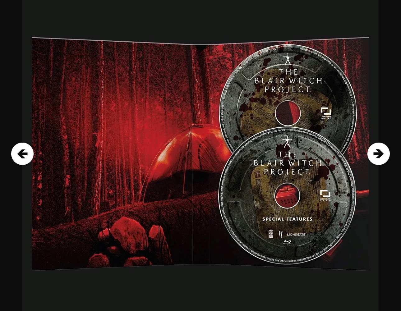 Blair Witch Project blu ray cover